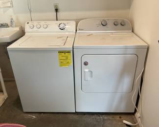 General Electric washer & Whirlpool dryer