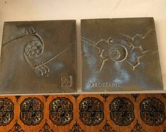 Arcosanti tiles by Paolo Soleri