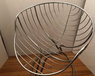 1960’s Italian chrome “ Pan Am” chair by Gastone Ridaldi