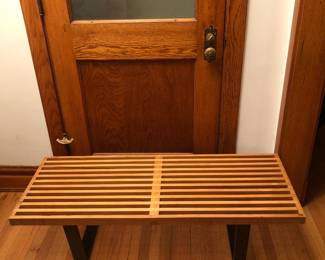 Vintage George Nelson for Herman Miller slat bench