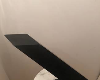 1970’s- 1980’s marked, cubist Post Modern table lamp by Paul Mayen for Habitat Inc