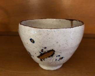 Signed porcelain tea cup by Kang Hyo Lee