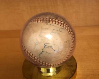 1969 Cubs team signed baseball