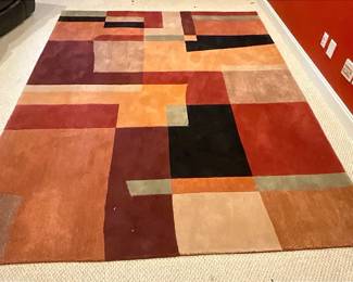 Block Color Rug