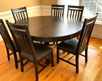Dark Wood Table And Chairs