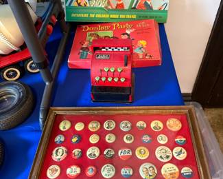 VINTAGE POLITICAL PINS