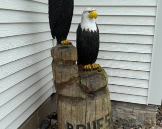 CARVED EAGLES