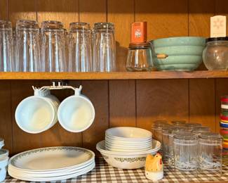 CORELLE, GLASSWARE AND MORE