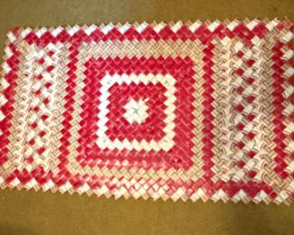 UNIQUE RUG MADE FROM CIGARETTE BOXES