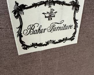 Authentic Baker Furniture Label – Fine American Craftsmanship
