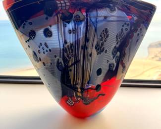 W. S. Hunting 1991 Handblown Vase | $ 1000