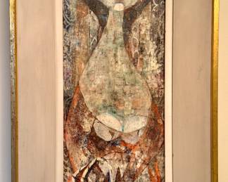 Luciano Spazzali ‘69 Original Painting Acrylic on board $2500