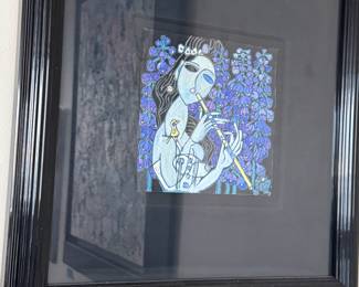 'Player' Original Painting by Jiang $1500