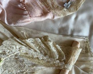 Authentic Christian Dior vintage lingerie
robe (left)
night gown (right)
