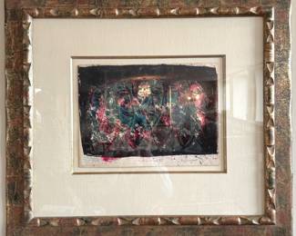 Added to sale:. Limited edition Dubuffet. $60,000 (one of four created)
Jean Dubuffet titled Suite de Visages III (Variant) from 1946, edition “3/4”