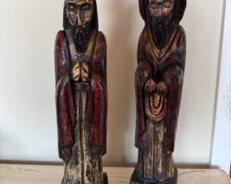 Antique Hand Carved Figurines $300