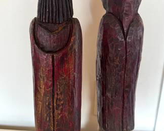 Antique Hand Carved Figurines $300