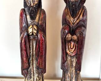 Antique Hand Carved Figurines $300