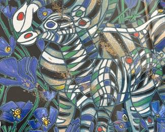 Jiang, Serigraph, numbered , Signed, $1500 ‘Nature suite: Caress’