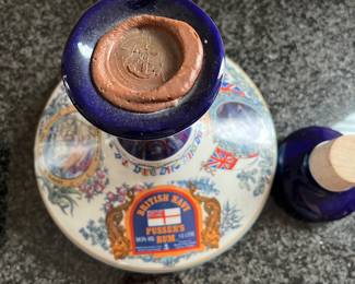 L47 - $40. Nautical Ship's Decanter for Pusser's Rum. Sealed. 