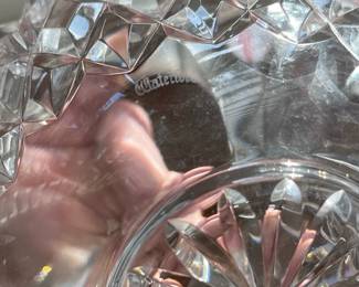 L41 - $30. Waterford Crystal Lismore Rose Bowl. Measures 6" tall. 
