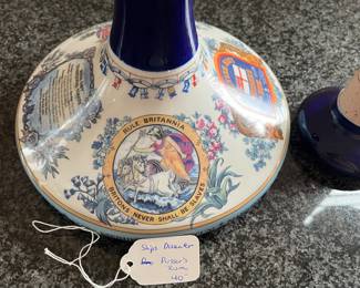 L47 - $40. Nautical Ship's Decanter for Pusser's Rum. Sealed. 