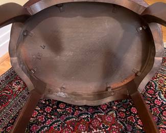 K3 - $45. Solid Wood Oval Side Table. Measures 20" x 16" x 26.5" tall. 