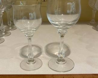 K15 - $20. Mikasa Ardmore Wine Glasses. 16 pieces. 
