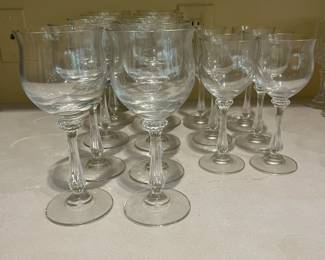 K15 - $20. Mikasa Ardmore Wine Glasses. 16 pieces. 