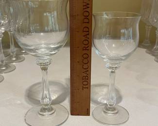 K15 - $20. Mikasa Ardmore Wine Glasses. 16 pieces. 