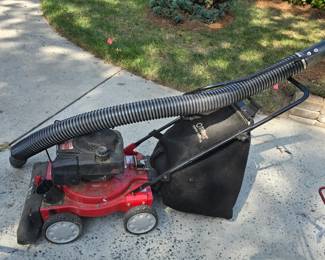 G24 - $400. Troy-Bilt CSV060 Chipper Shredder Vac, started after a couple pulls. 