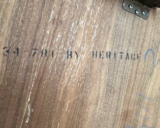 L12 - $600. Drexel Heritage Dynasty Collection Burled Walnut Dining Table With 8 Chairs (2 captains / 6 regular). Table Measures 66" x 45" x 29" tall. Includes 2 Leaves - Each Measures 22". Chairs Measure 22" x 19" x 42" tall. Overall very good condition. Some minor surface scratches and one leg has a piece of veneer missing that you have to really look to find. One captains chair has stained upholstery - might clean out? The others all look great.