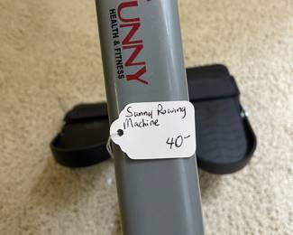 K36 - $40. Sunny Rowing Machine. Model SF-RW1205.