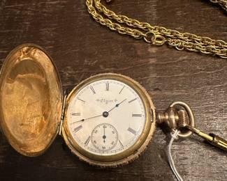 M2 - $85. Elgin Pocket Watch "Essex" Working! 