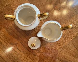 L44 - $525. Lenox "Monroe" China Set.  Service for 12 plus serving pieces. 