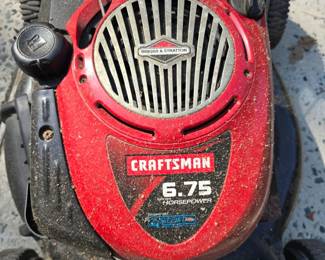 G25 - $50. Craftsman model 917.376153 Lawn Mower, could not get this one to run.