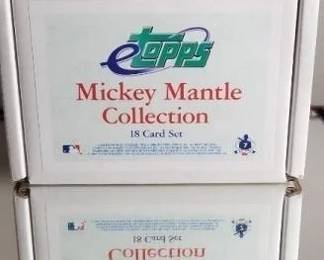Very Rare eTopps Mickey Mantle Complete 18 Card SET