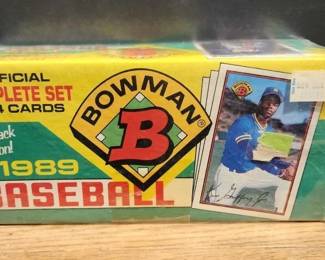 1989 BOWMAN COMPLETE SET SEALED WITH KEN GRIFFEY