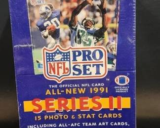 1991 PRO SET FOOTBALL SEALED WAX BOX