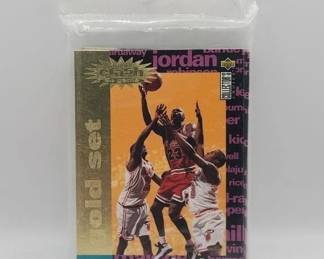 98 UPPERDECK GOLD FACTORY SEALED SET WITH JORDAN