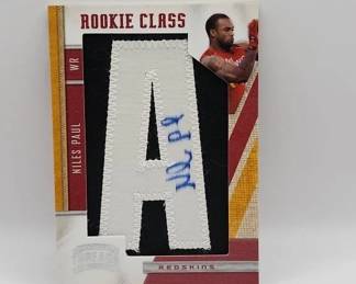  NILES PAUL SIGNED ROOKIE PATCH AUTO.