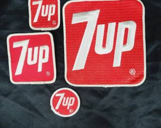 7UP Employee Embroidered Patches Lot
