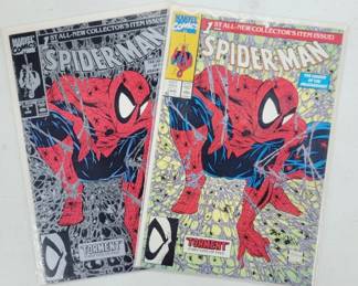 Spiderman Todd McFarlane Silver & Green Variants