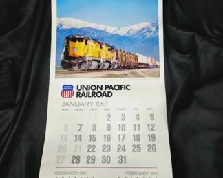 1991 Union Pacific Railroad Calendar