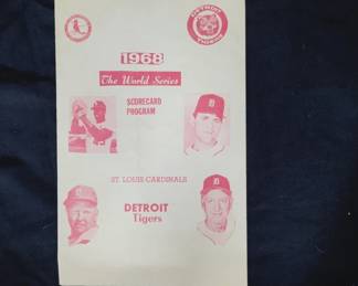 1968 Cardinals World Series Scorecard
