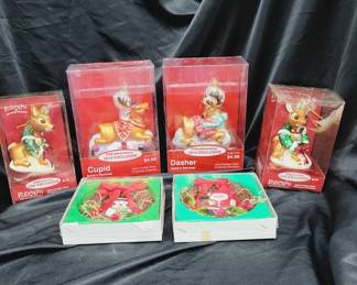 Rudolph Glass Ornaments & More