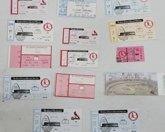 Vtg St. Louis Cardinals Tickets Lot