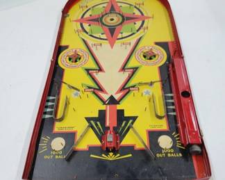 Vtg Rocket Shot Pinball Game