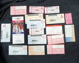 Vtg Cardinals Game Tickets Lot