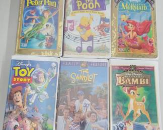 Walt Disney Masterpieces VHS Movies